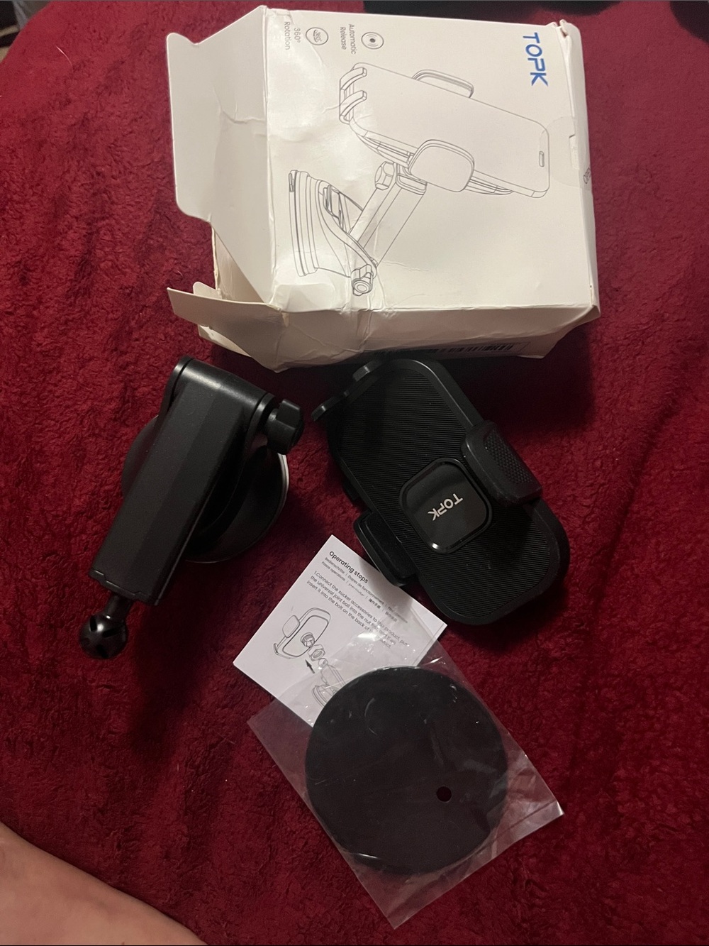 Tork Car Phone Mount Holder in Black